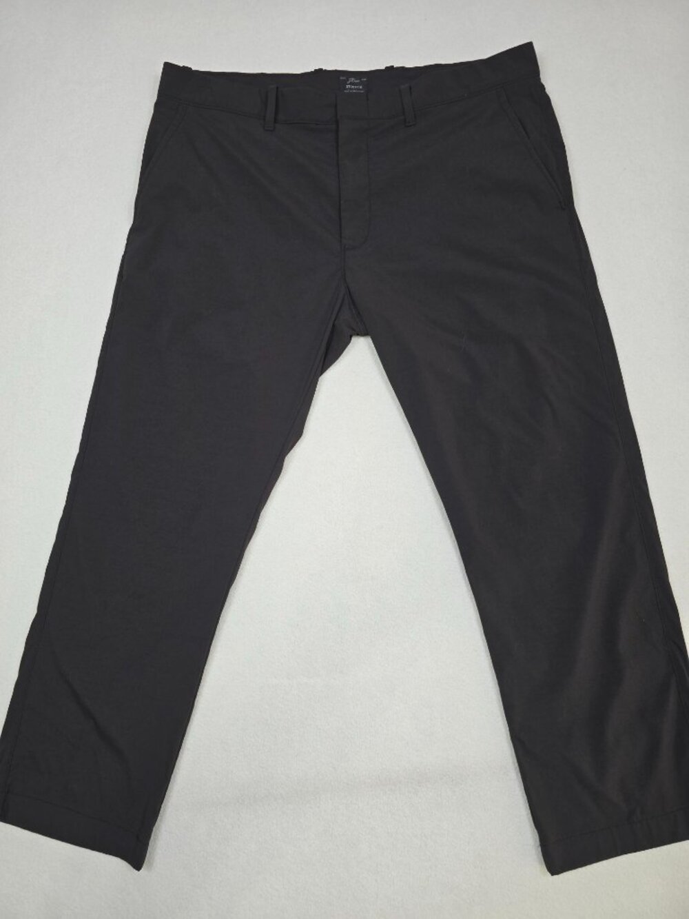 J Crew Mens W35 L32 Black Stretch Chino Pants  Nylon Blend